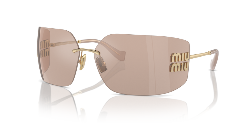 MIUMIU-54YS/S 5AK-061 GOLD (LIGHT PURPLE BROWN) 80*14, Dorado, hi-res image number 0