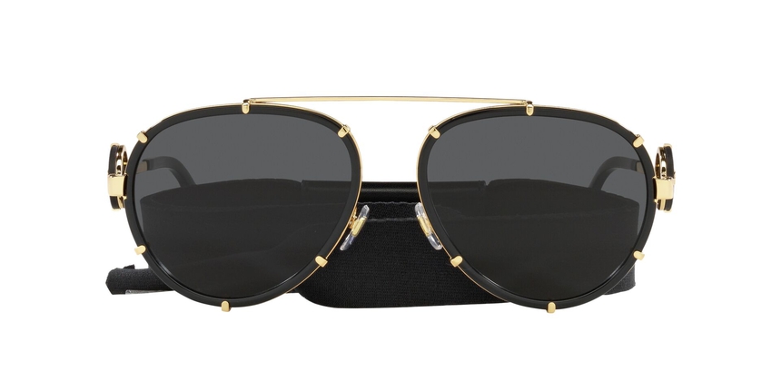 VERSACE-2232/S 143887 BLACK 61*18, , hi-res image number 1