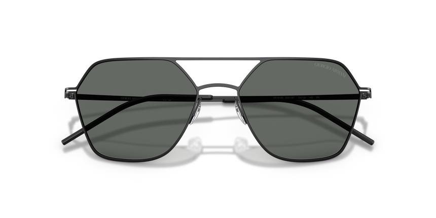 ARMANI-6185/S 300187 MATTE BLACK(DARK GREY 54*18, , hi-res image number 4