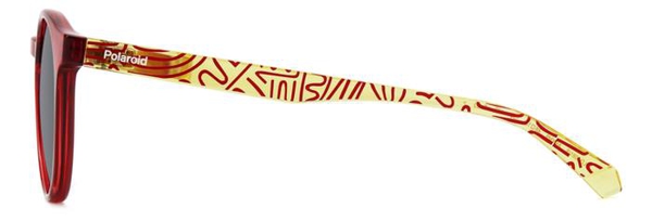 POLAROID-KIDS-8061/S AHY*M9 RED YELLOW(GREY POLARIZED 46*18, Rojo, hi-res 2