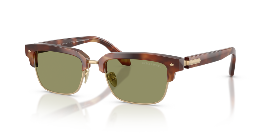 ARMANI-8243/S 630214 BROWN HAVANA(GREEN 52*19, , hi-res image number 0
