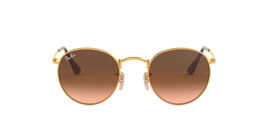 RB-3447 001/51 GOLD(CLEAR GRADIENT BROWN 53*21, Dorado, hi-res image number 1