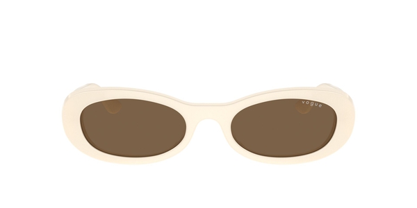 VOGUE-5582/S 316773 FULL IVORY/DARK BROWN 53*20, Marfil, hi-res 1