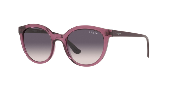 VOGUE-5427/S 276136 TRANSPARENT PURPLE(PINK GRADIENT DARK GREY 50*20, Rojo-Violeta, hi-res 0