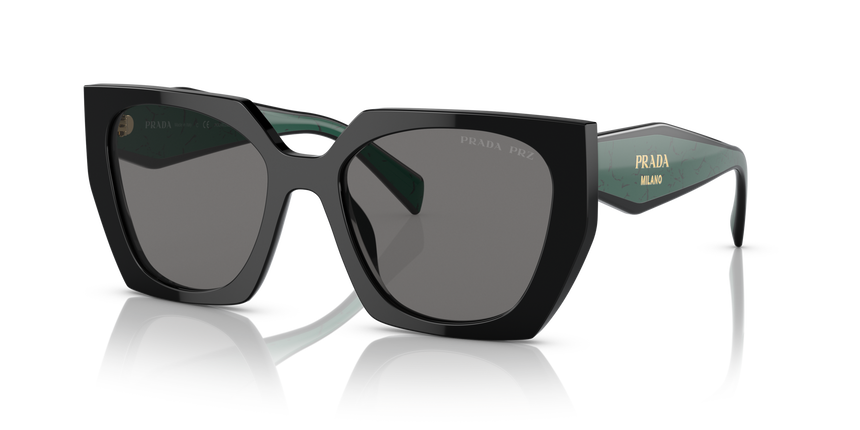 PRADA-15WS/S 1AB-5Z1 NEGRA/NEGRA VERDE 54*19, Negro, hi-res image number 0