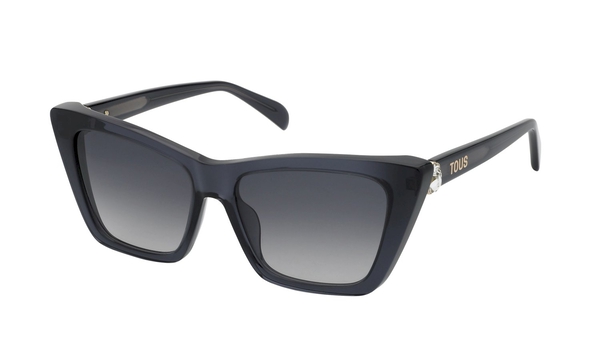 TOUS-B82V/S 0705 GRIGIO SCURO TRASPARENTE LUCIDO/SMOKE GRADIENT 54*15, Gris transparente, hi-res 0