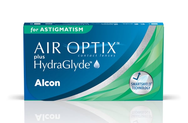 air optix plus hydraglyde astigmatismo 6 unidades