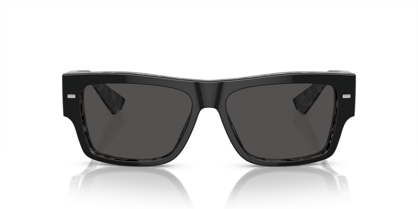 GABBANA-4451/S 340387 BLACK ON GREY HAVANA(DARK GREY 55*15, Negro | Gris Havana, hi-res image number 1