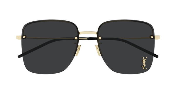 SAINT-LAURENT-SL312M/S 013 GOLD-GOLD-BLACK 58*17, Dorado, hi-res 1