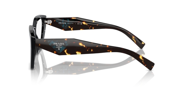 PRADA-09YV/G 15S1O1 BLACK CRYSTAL TORTOISE 54*18, Negro | Transparente, hi-res 2
