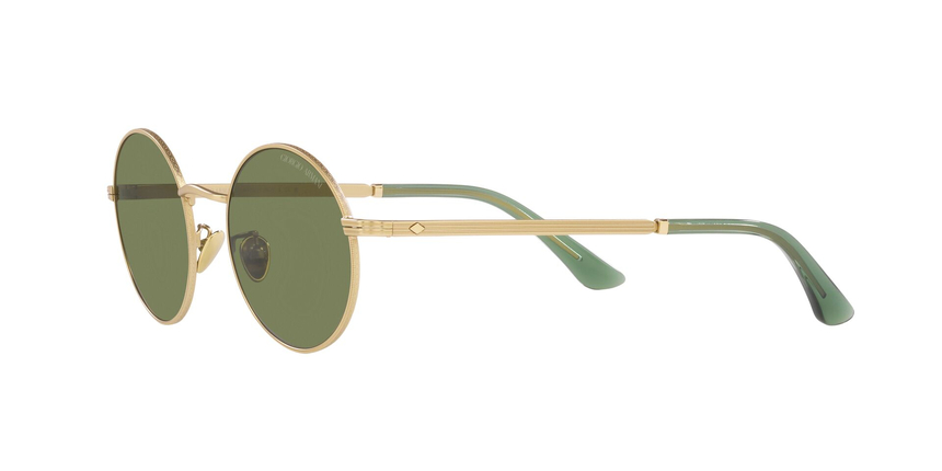 ARMANI-6140/S 30132A MATTE PALE GOLD(GREEN 50*20, Dorado, hi-res image number 10