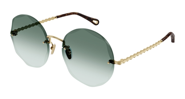 chloe-0254s/s 003 gold-gold-green 57*19