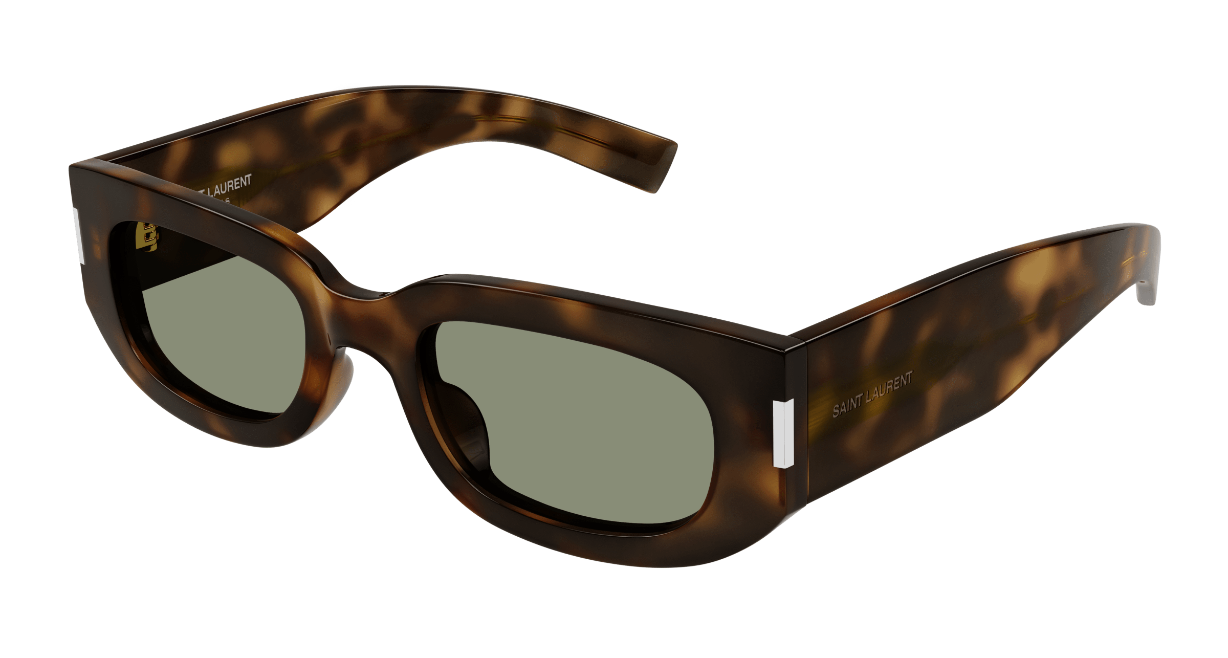 SAINT-LAURENT-SL697/S 002 HAVANA (GREEN) 51*21, Havana, hi-res image number 0