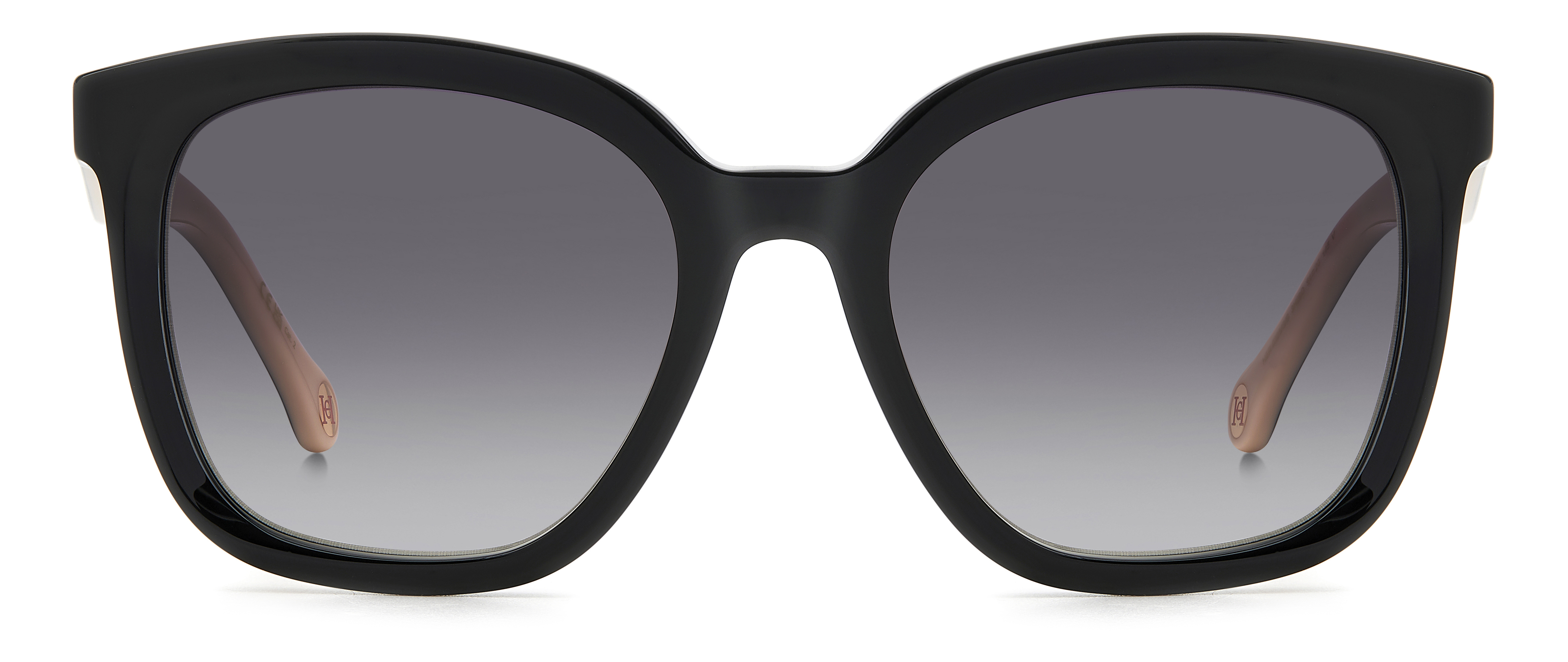 CAROLINA-0225/G/S 3H2*9O BLACK PINK(DARK GREY SHADED 54*20, Negro | Rosa, hi-res image number 1