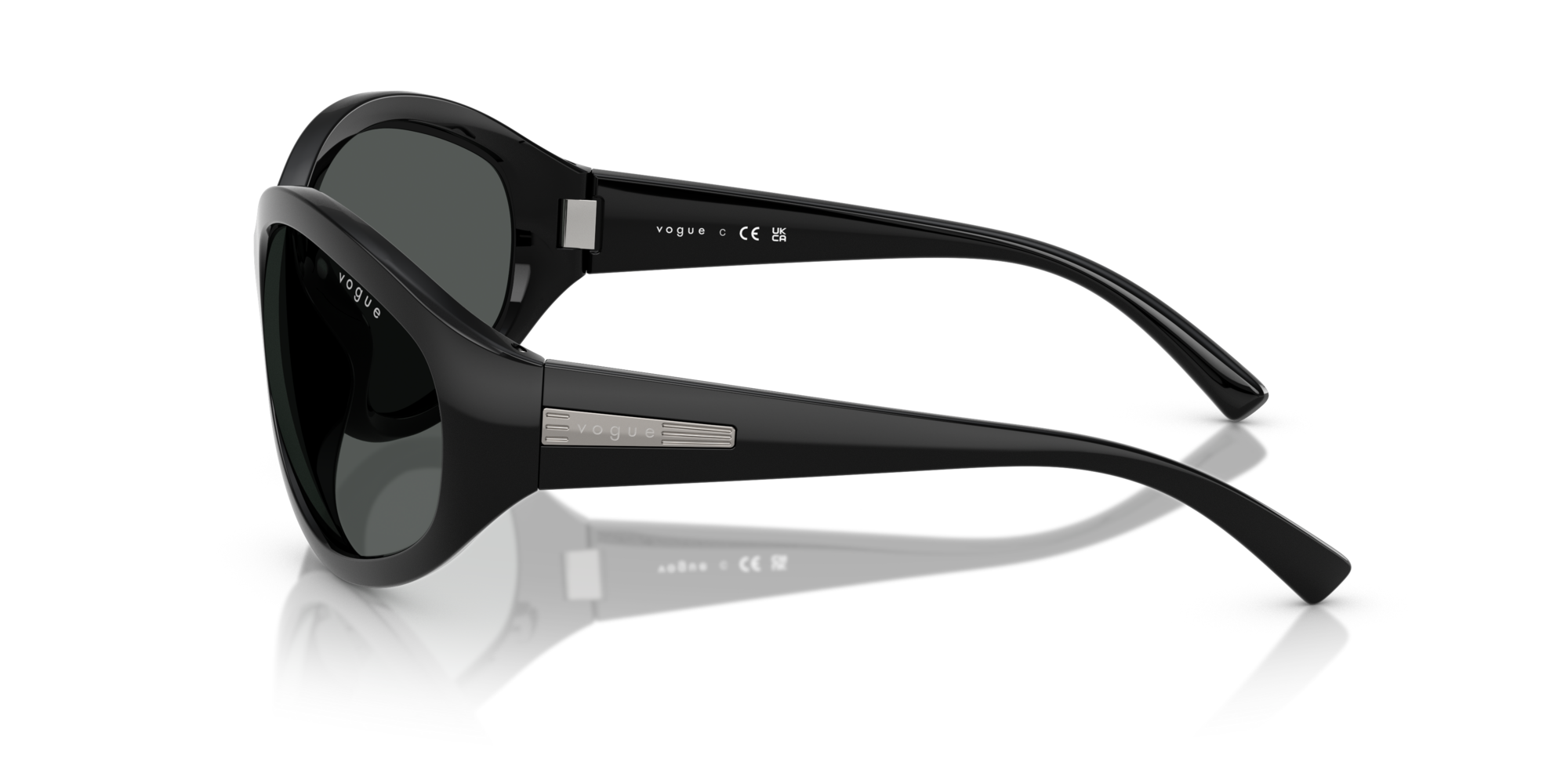 VOGUE-5606/S W44/87 BLACK(DARK GREY 65*22, Negro, hi-res image number 2