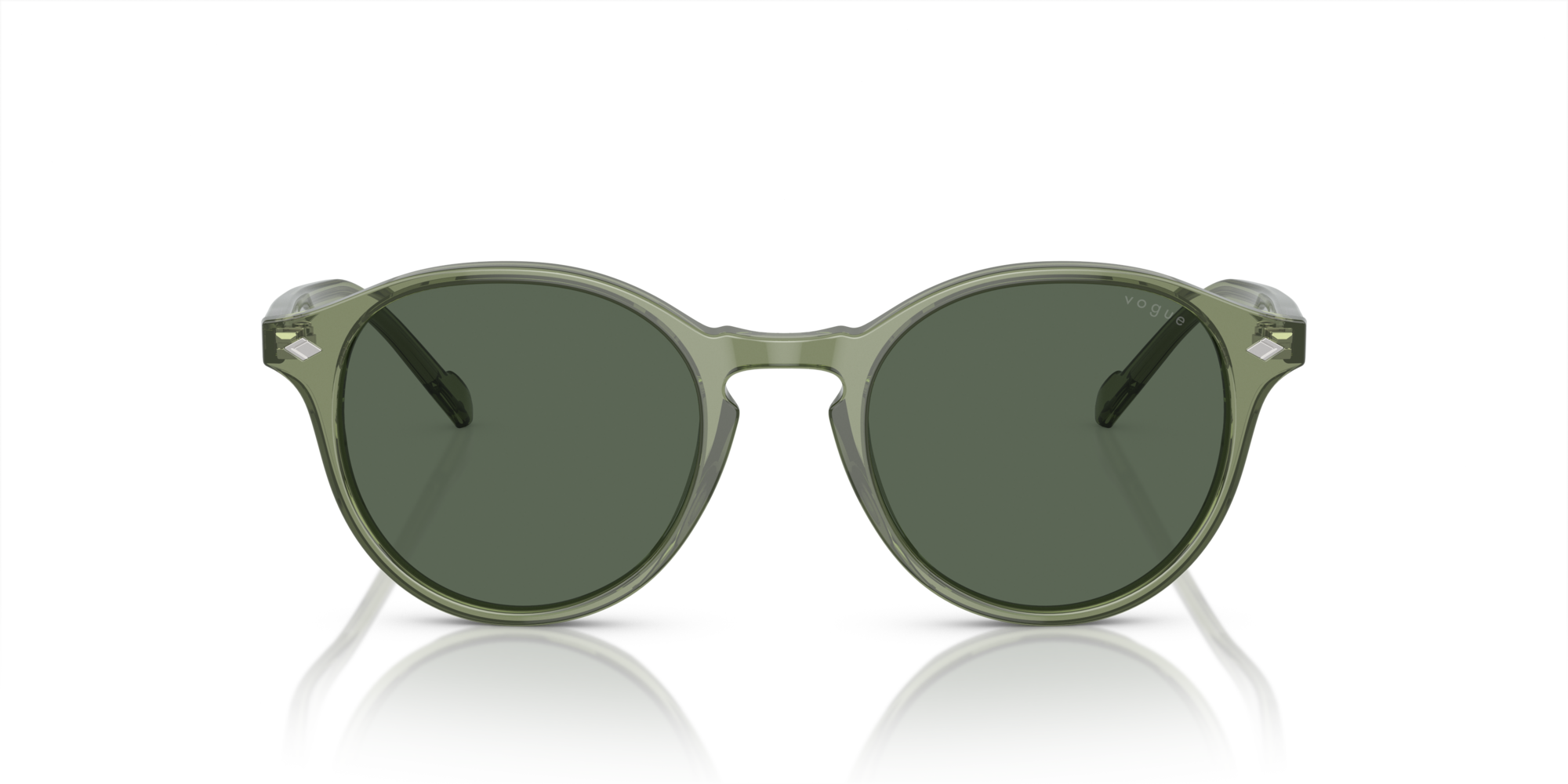 VOGUE-5327/S 282071 TRANSPARENT GREEN 51*20, , hi-res image number 1