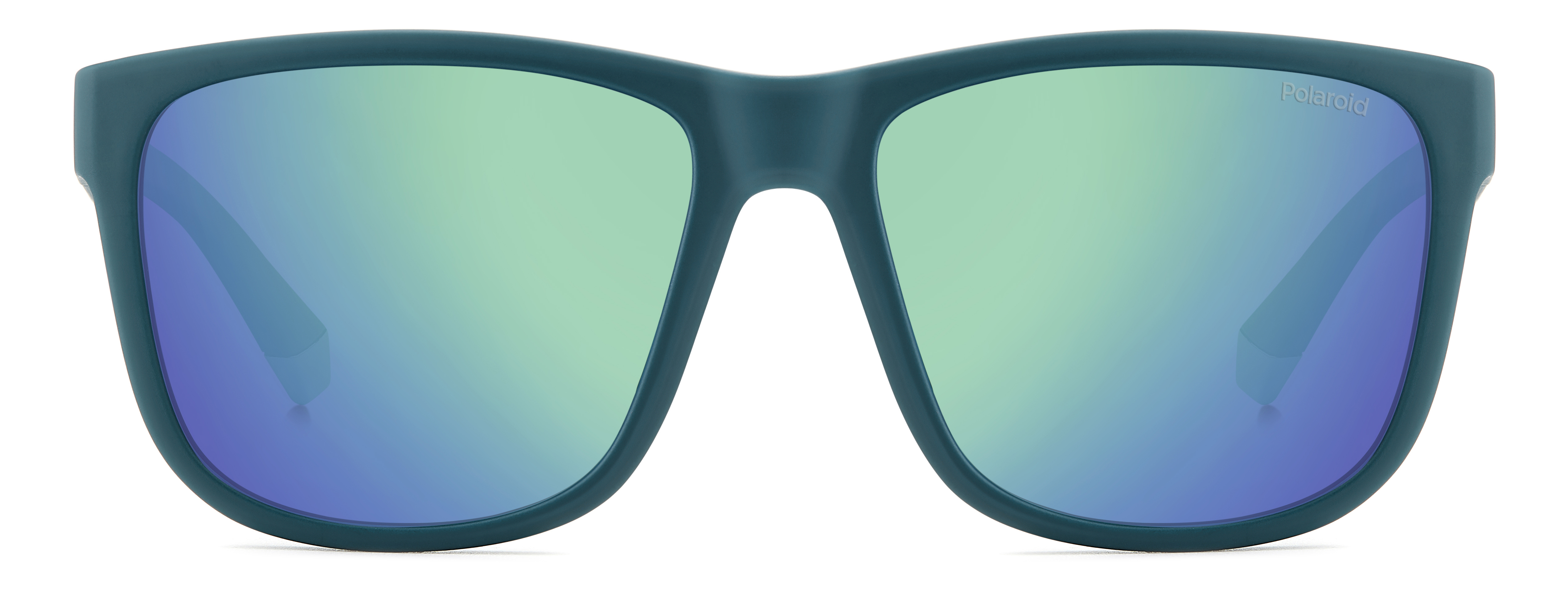 POLAROID-2155/S PYW*5Z MATTE TEAL(GREYGREEN MIRROR POLARIZED 57*17, Verde mate, hi-res image number 1