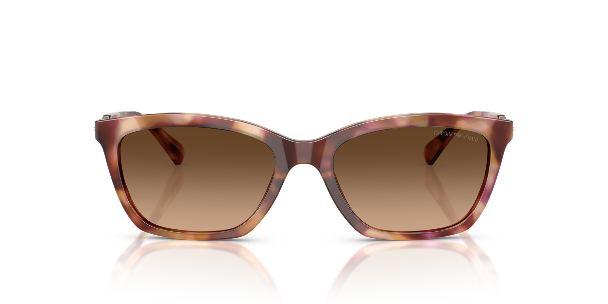 EMPORIO-4238/S 619674 SHINY HAVANA RED(GRADIENT BROWN 54*18, Havana rojo, hi-res image number 1