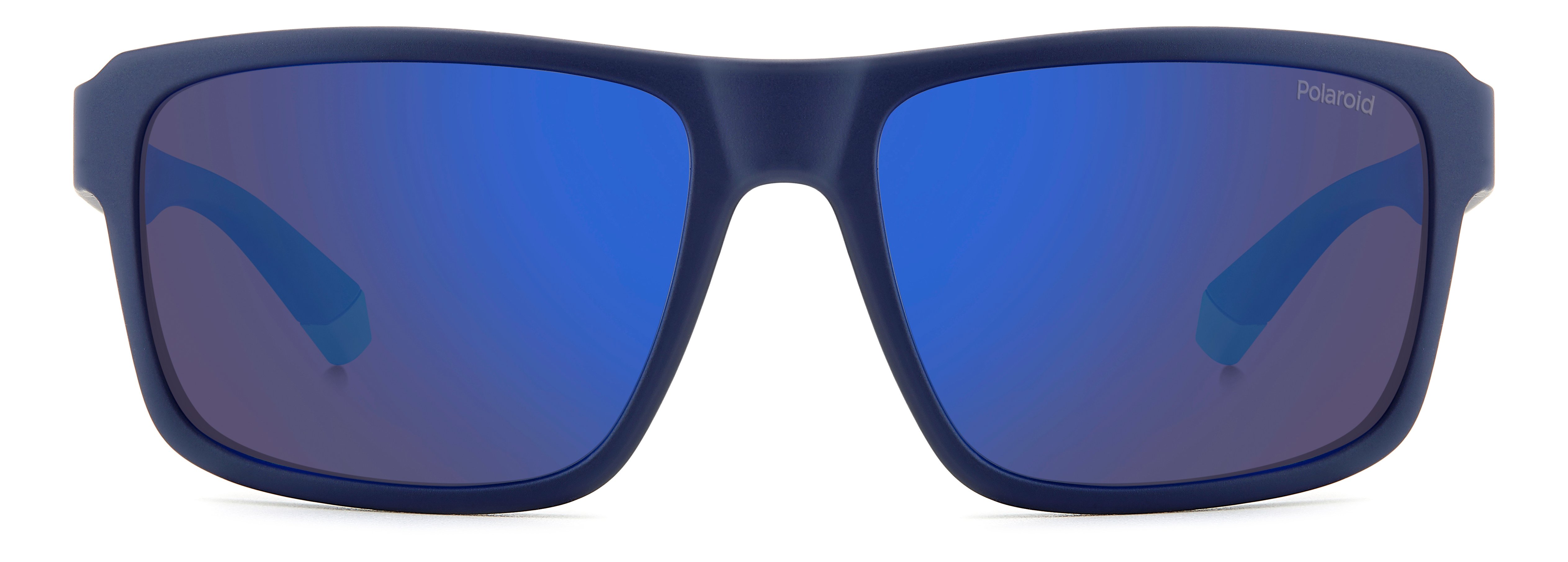 POLAROID-2158/S FLL*5X MATTE BLUE(BLUE MIRROR POLARIZED 58*17, Azul mate, hi-res image number 1