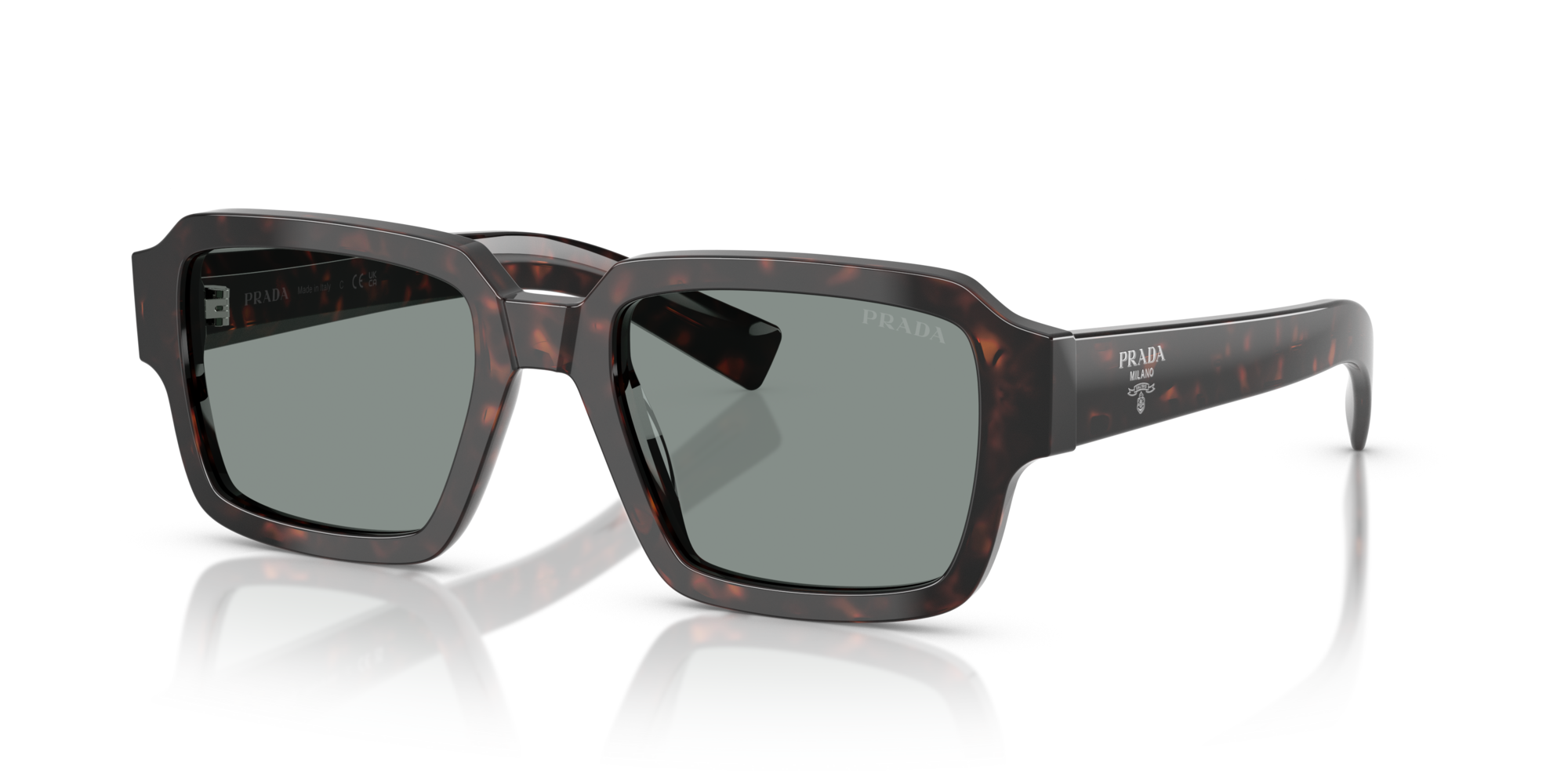 PRADA-02ZS/S 17N20N ROOT TORTOISE(BLUE 52*20, Carey raíz, hi-res image number 0