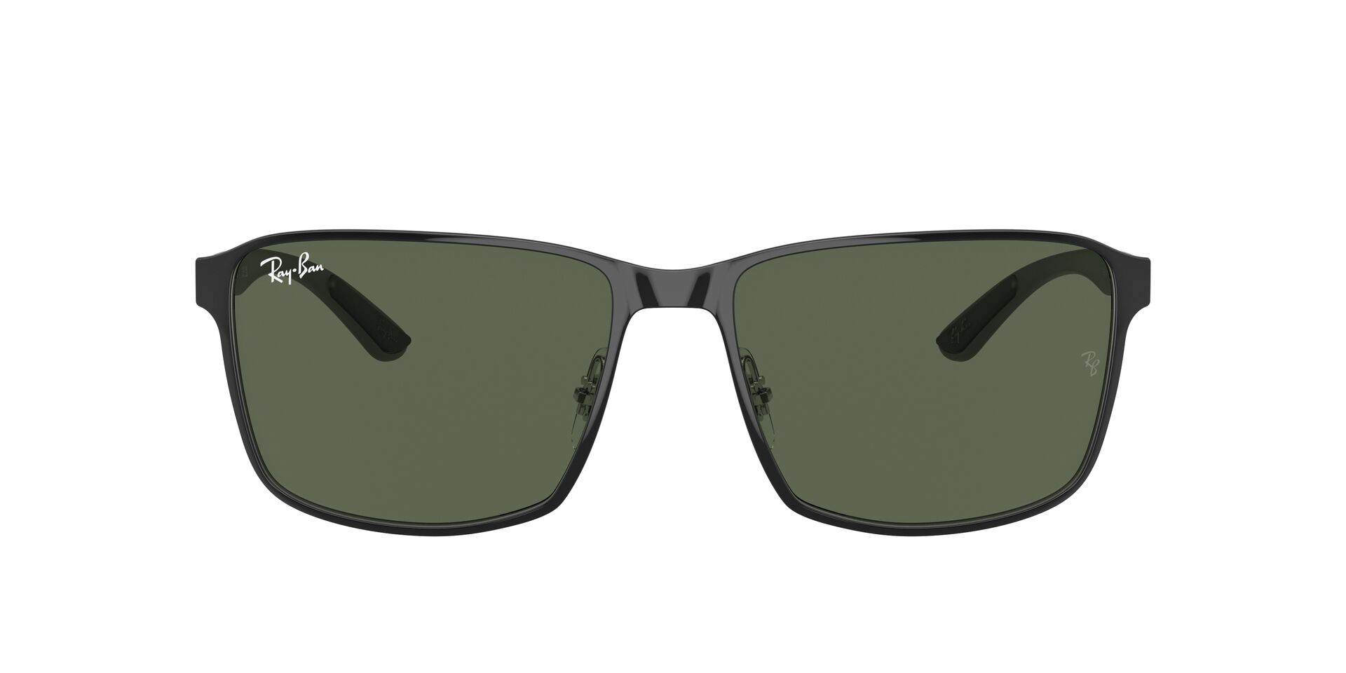 RB-3721 914471 BLACK ON SILVER(DARK GREEN 59*17, Negro | Plata, hi-res image number 1
