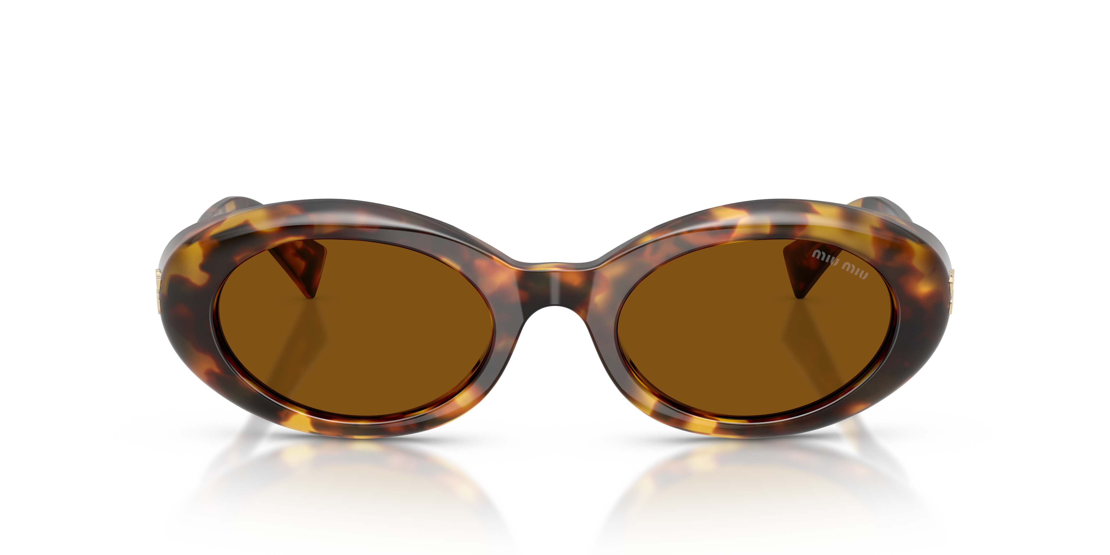 MIUMIU- B09S/S 14L20V HONEY HAVANA(DARK BRONZE 52*21, Havana, hi-res image number 1