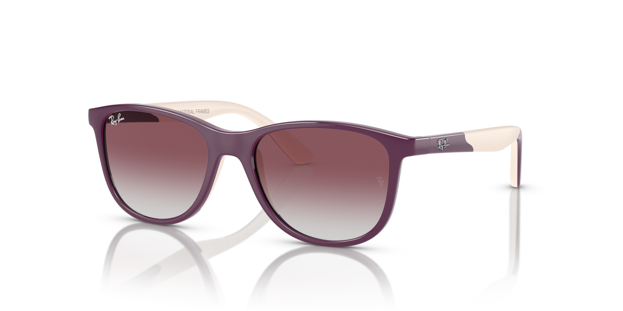 RJ-9077S 71348G PURPLE ON RUBBER BEIGE GREY GRADIENT VIOLET 49*16, Violeta | Beige, hi-res image number 0
