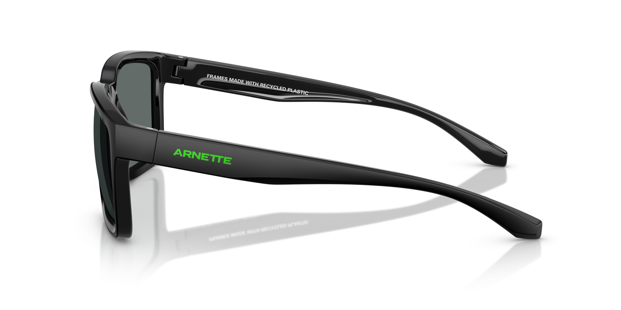 ARNETTE-4346 290081 BLACK MATTE TOP/SHINY(POLAR GREY 57*18, , hi-res image number 2