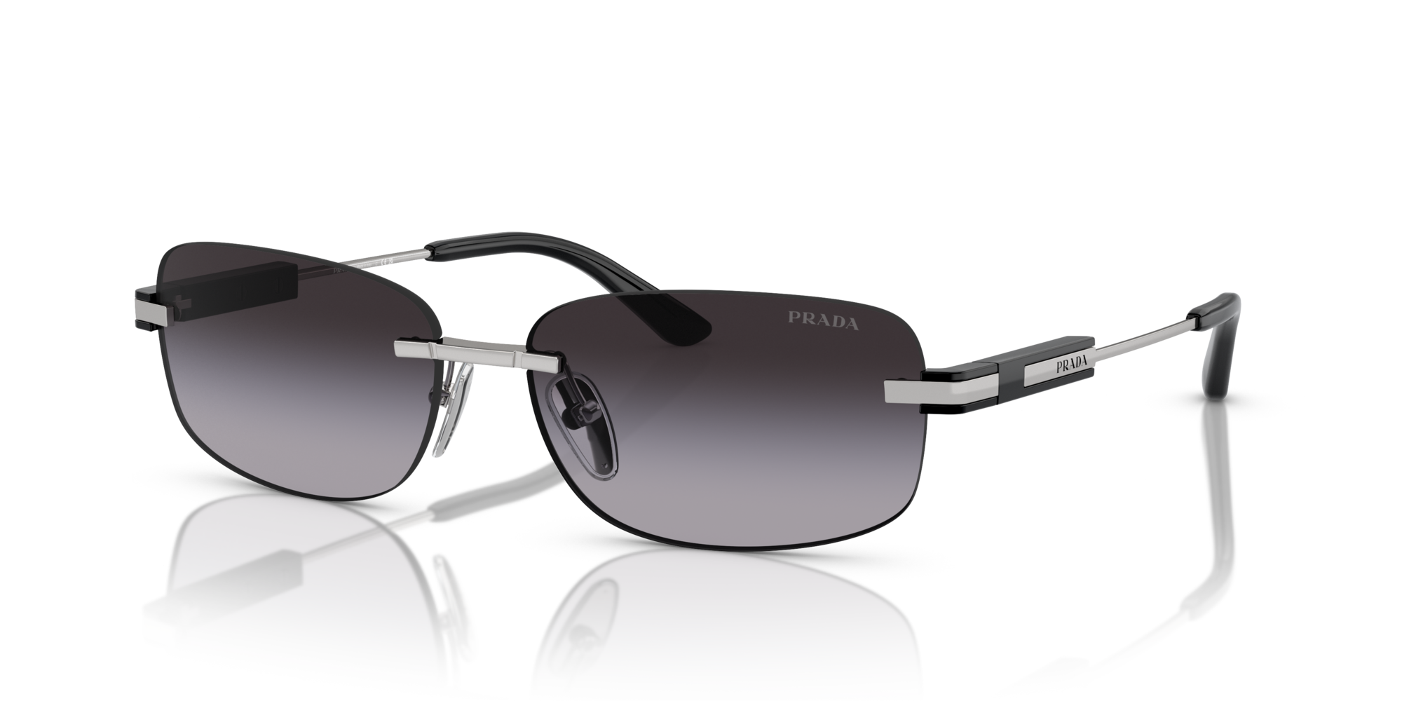 PRADA-68ZS/S 1BC095S SILVER (GREY GRADIENT 60*15, , hi-res image number 0