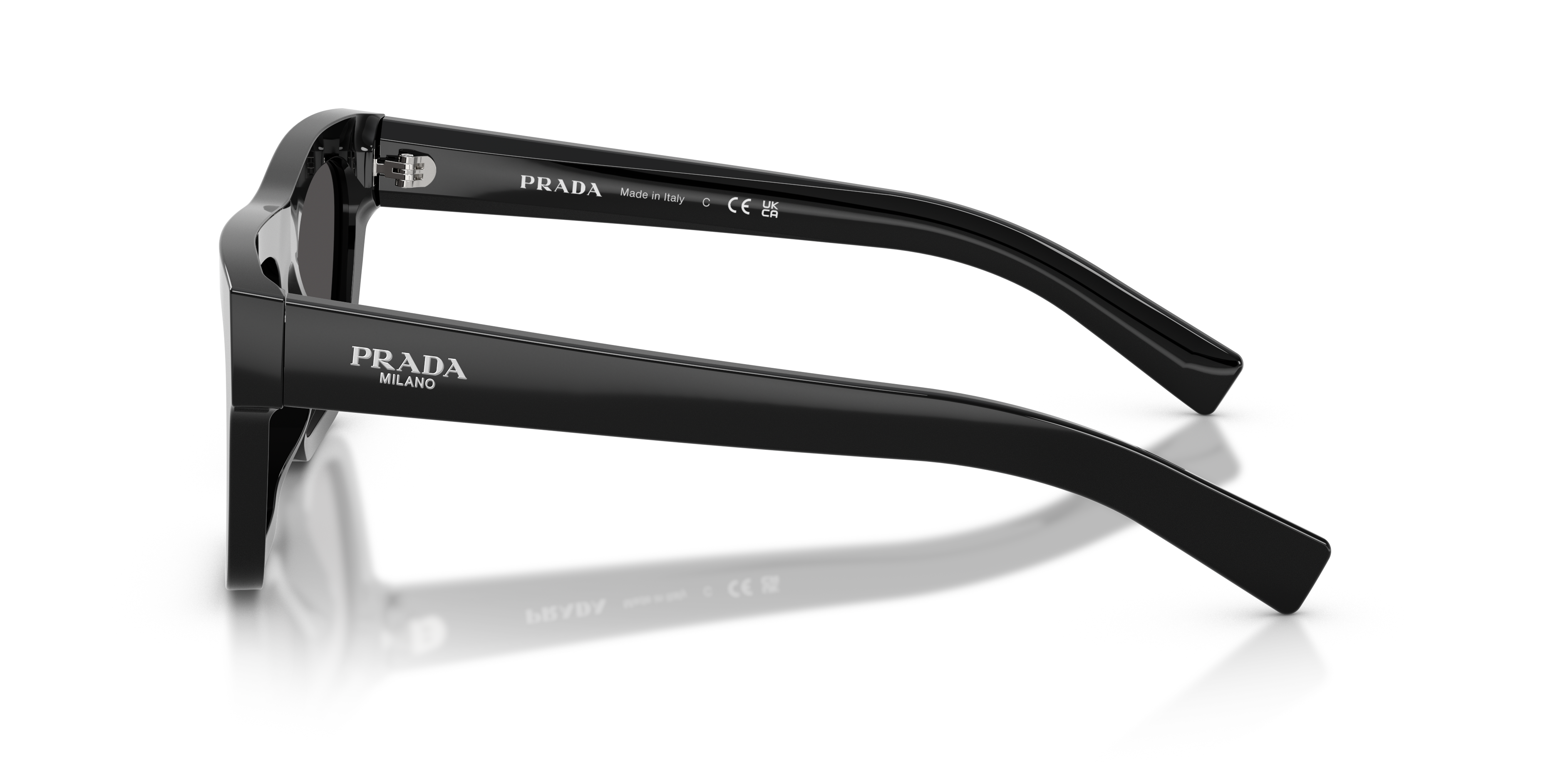 PRADA- C03S/S 16K08Z BLACK(DARK GREY 54*19, , hi-res image number 2