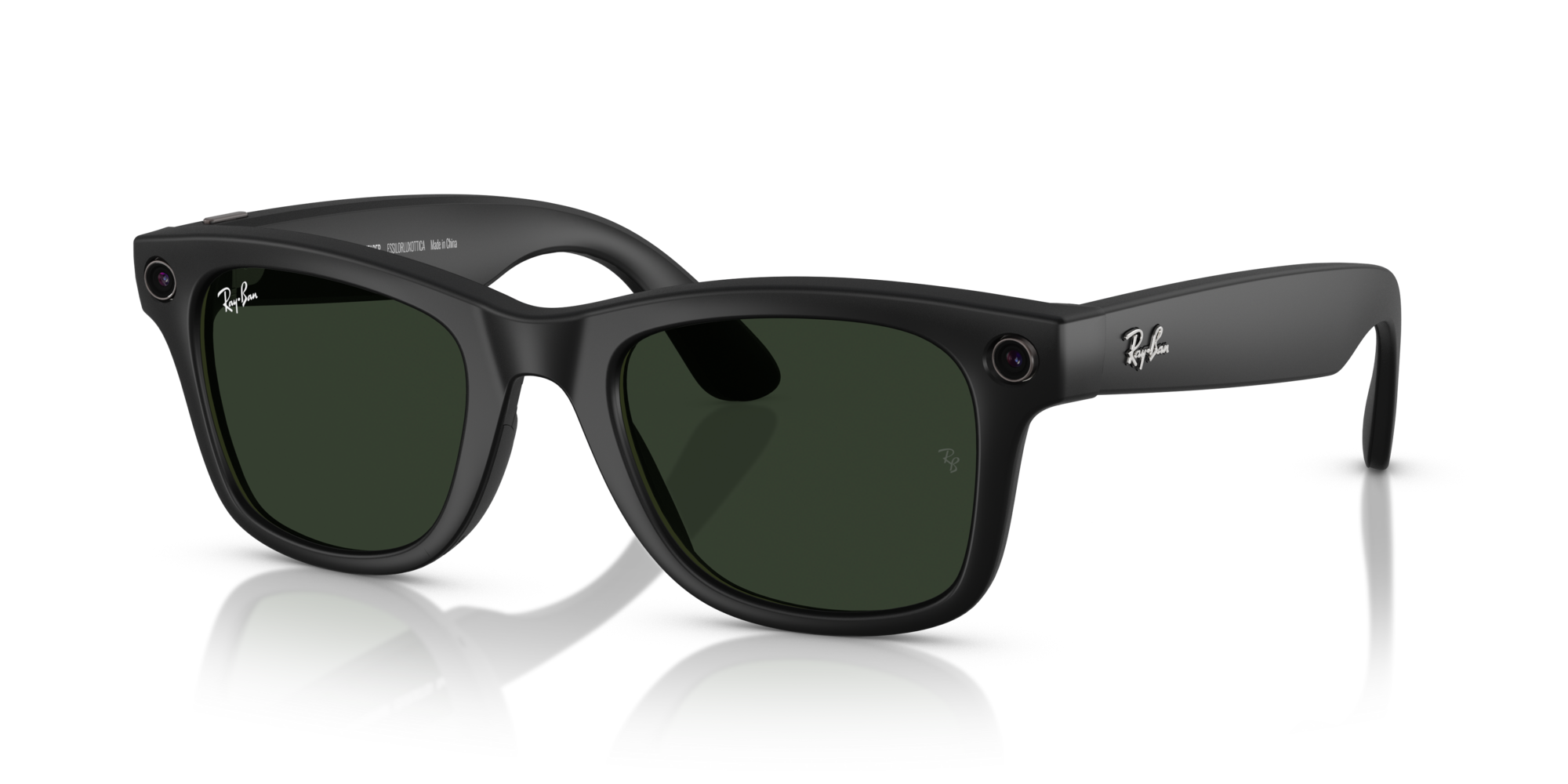 RB-META-4006 601S1M MATTE BLACK(TRANSITIONS GRAPHITE GREEN 50*22, Negro mate, hi-res image number 1