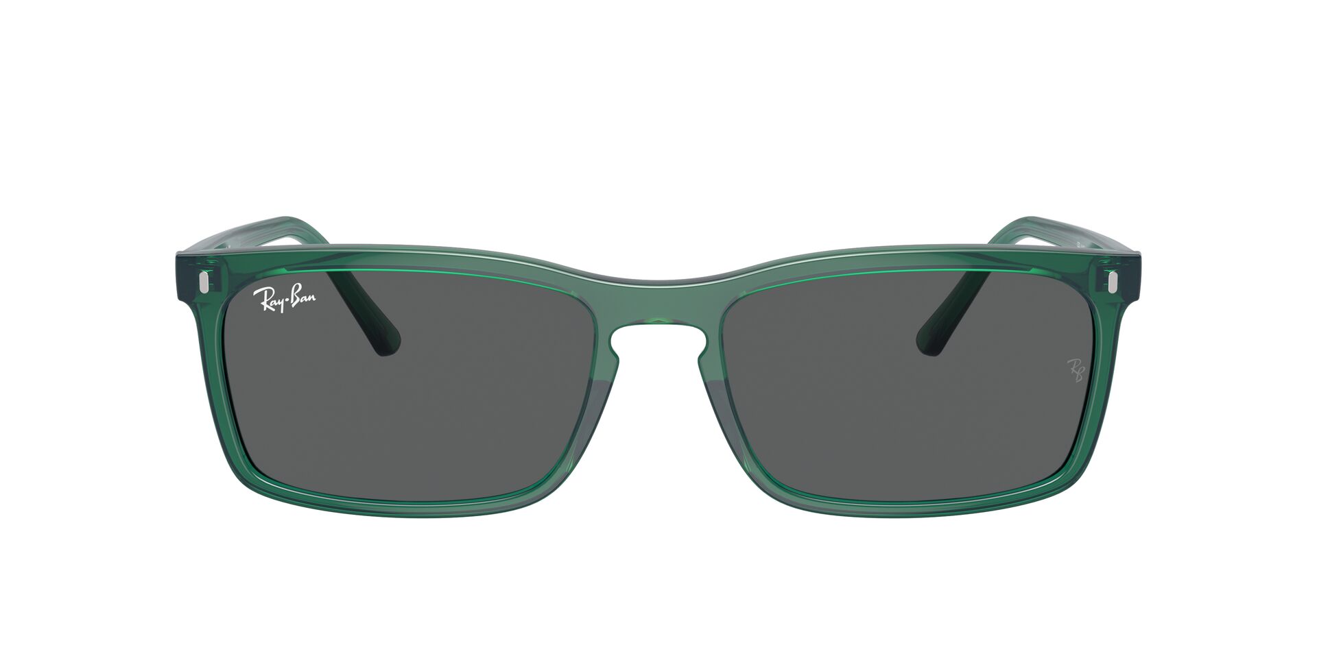 RB-4435 6615B1 TRANSPARENT GREEN(DARK GREY 59*18, Verde transparente, hi-res image number 1