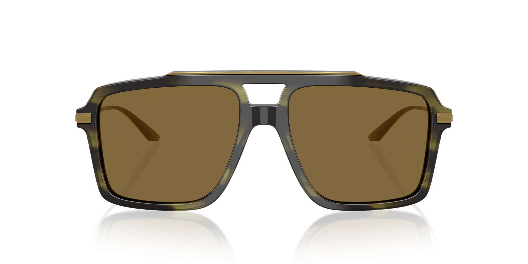GABBANA-4477/S 3447S7 STRIPED OLIVE(BROWN 56*17, , hi-res image number 1