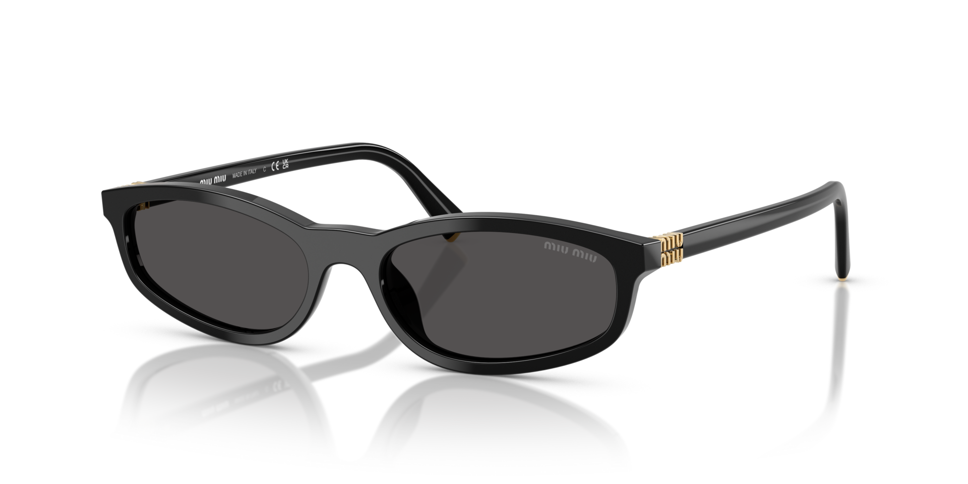 MIUMIU- A06S/S 16K08Z BLACK(DARK GREY 54*17, , hi-res image number 0