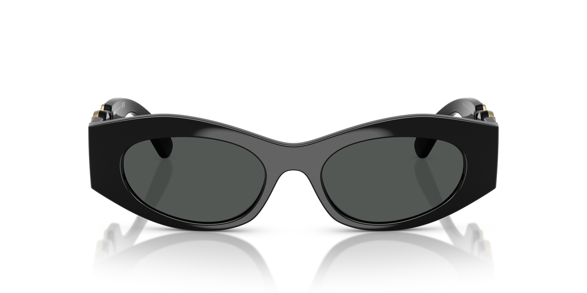 VERSACE-4480U/S GB1/87 BLACK(DARK GREY 51*18, Negro | Dorado, hi-res image number 1