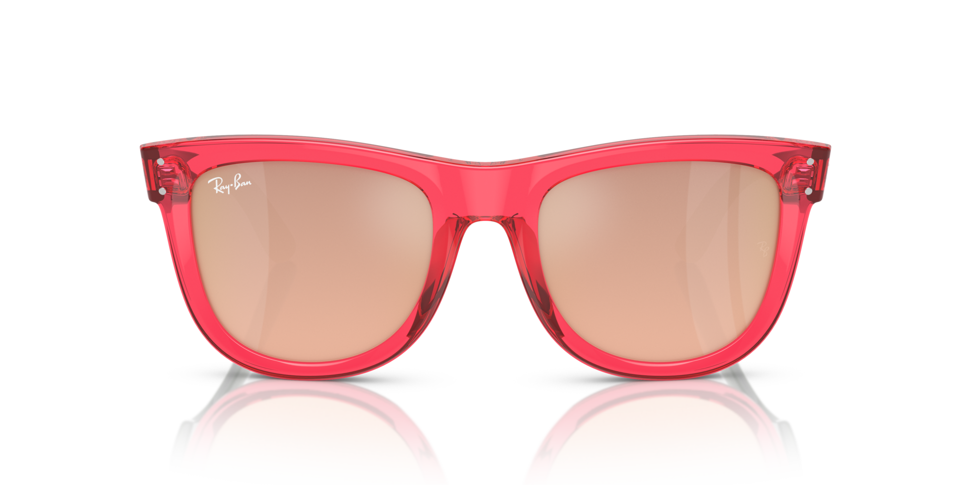 RB-0502S 6713/20 ROJA/NEGRA(ROJO ESPEJO) 50*22, Rojo transparente, hi-res image number 1