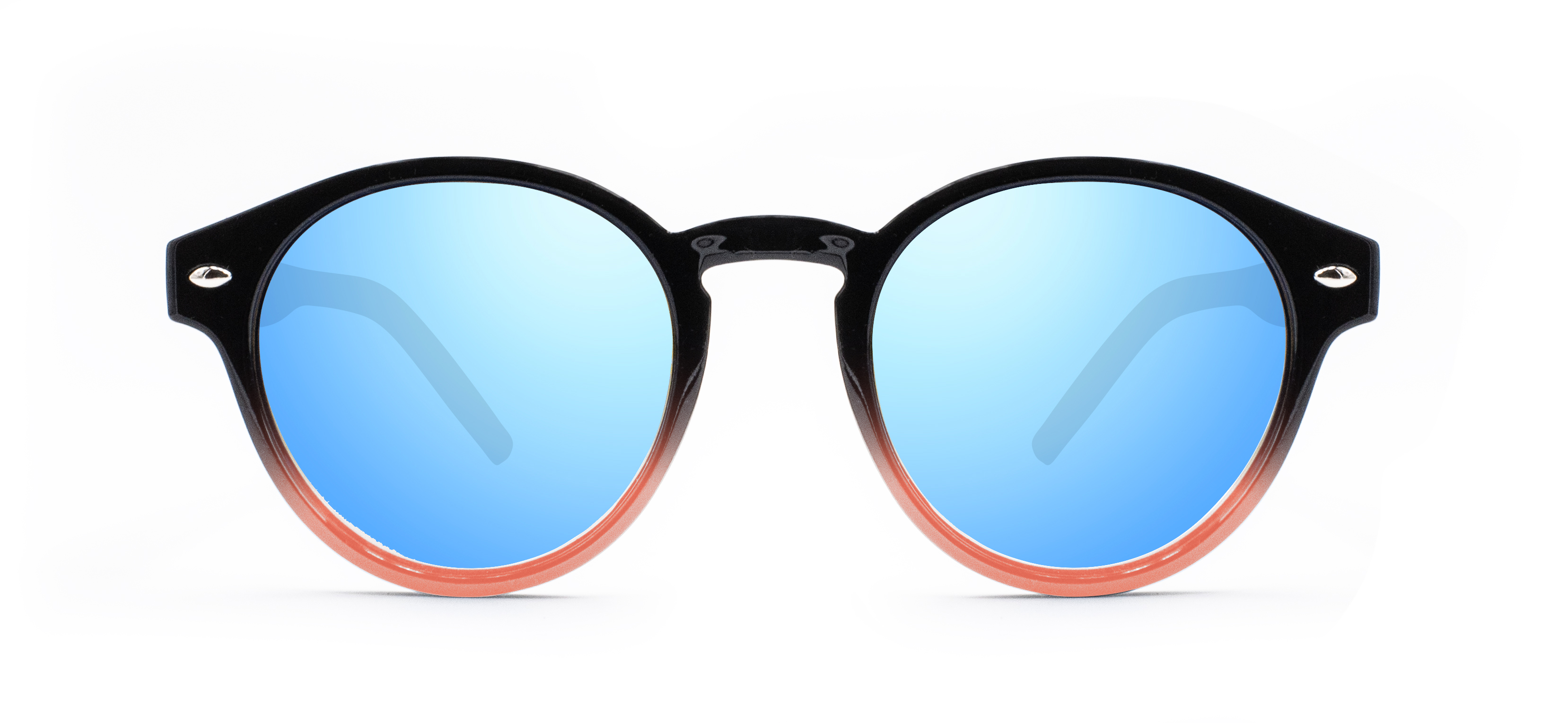 KYPERS-MANHATTAN/S MAH032 BLACK PINK GRADIENT / BLUE MIRROR 49*22, Negro | Rosa, hi-res image number 1