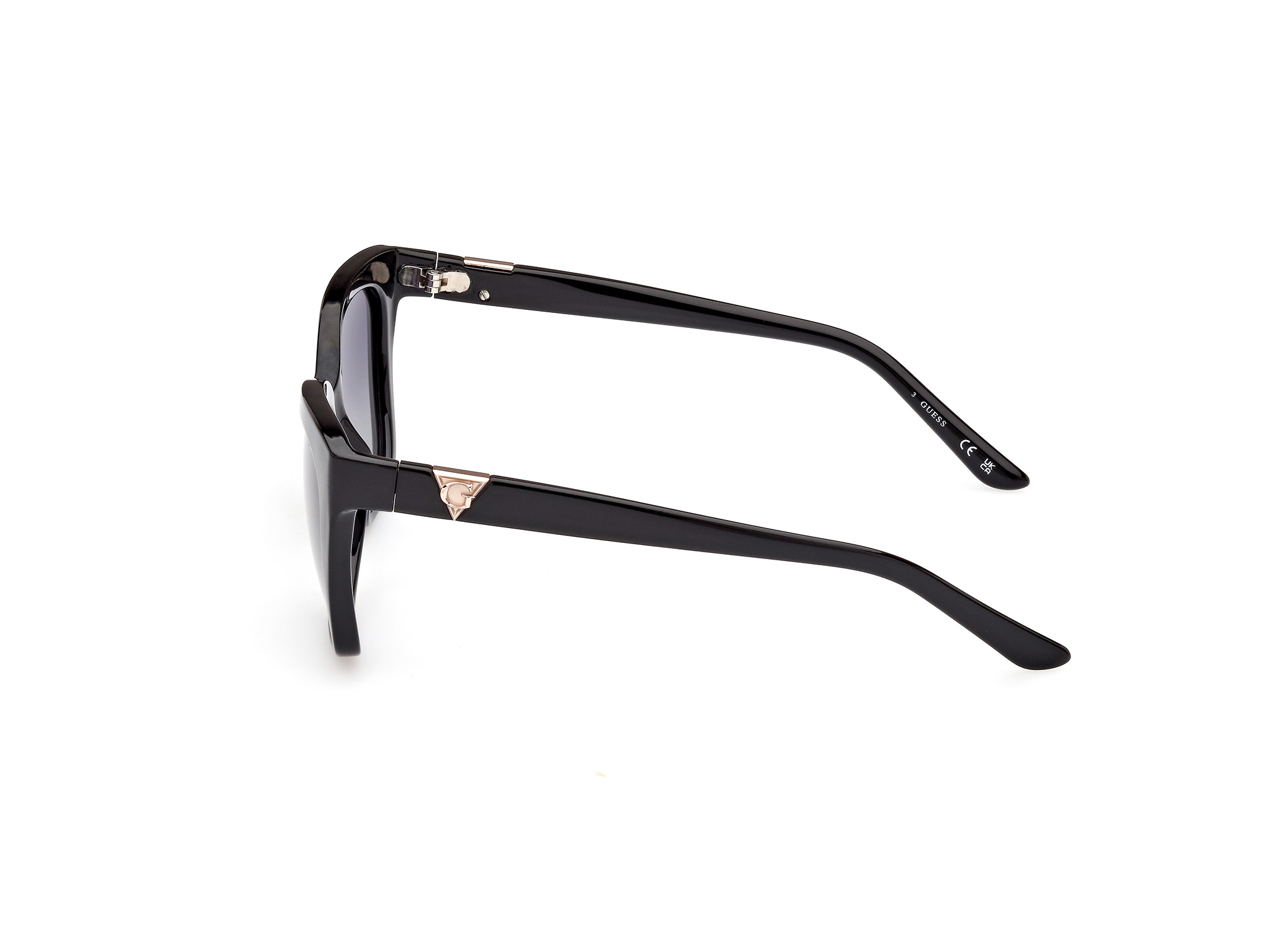 GUESS-7878/S 01D shiny black 55*16, Negro, hi-res image number 2