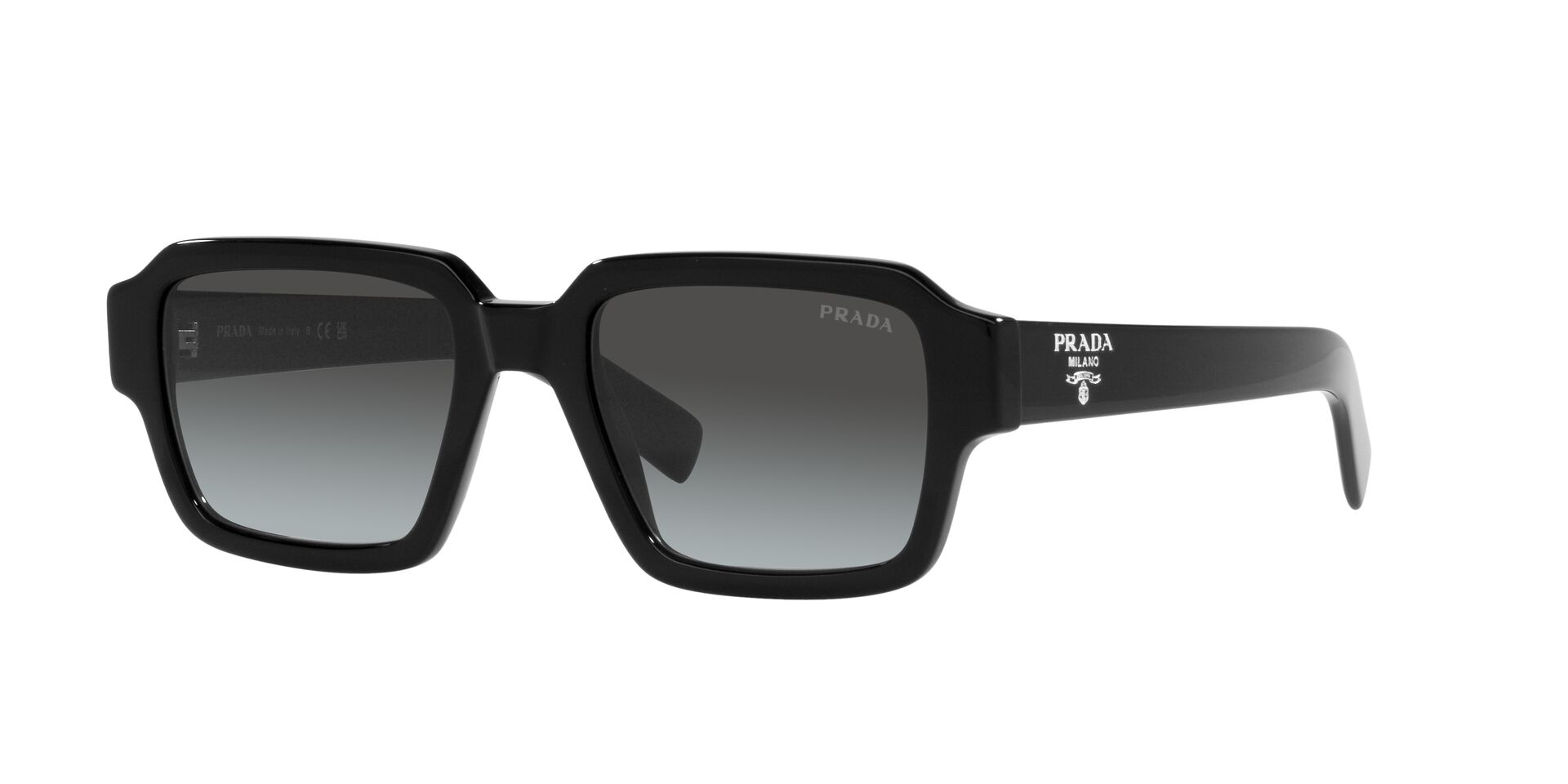 PRADA-02ZS/S 1AB06T BLACK(GREY GRADIENT VINTAGE 52*20, Negro, hi-res image number 0