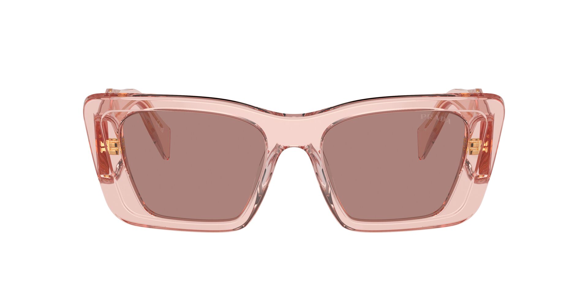 PRADA-08YS/S 19Q10D TRANSPARENT PEACH(LIGHT BROWN 51*18, Peach transparente, hi-res image number 1