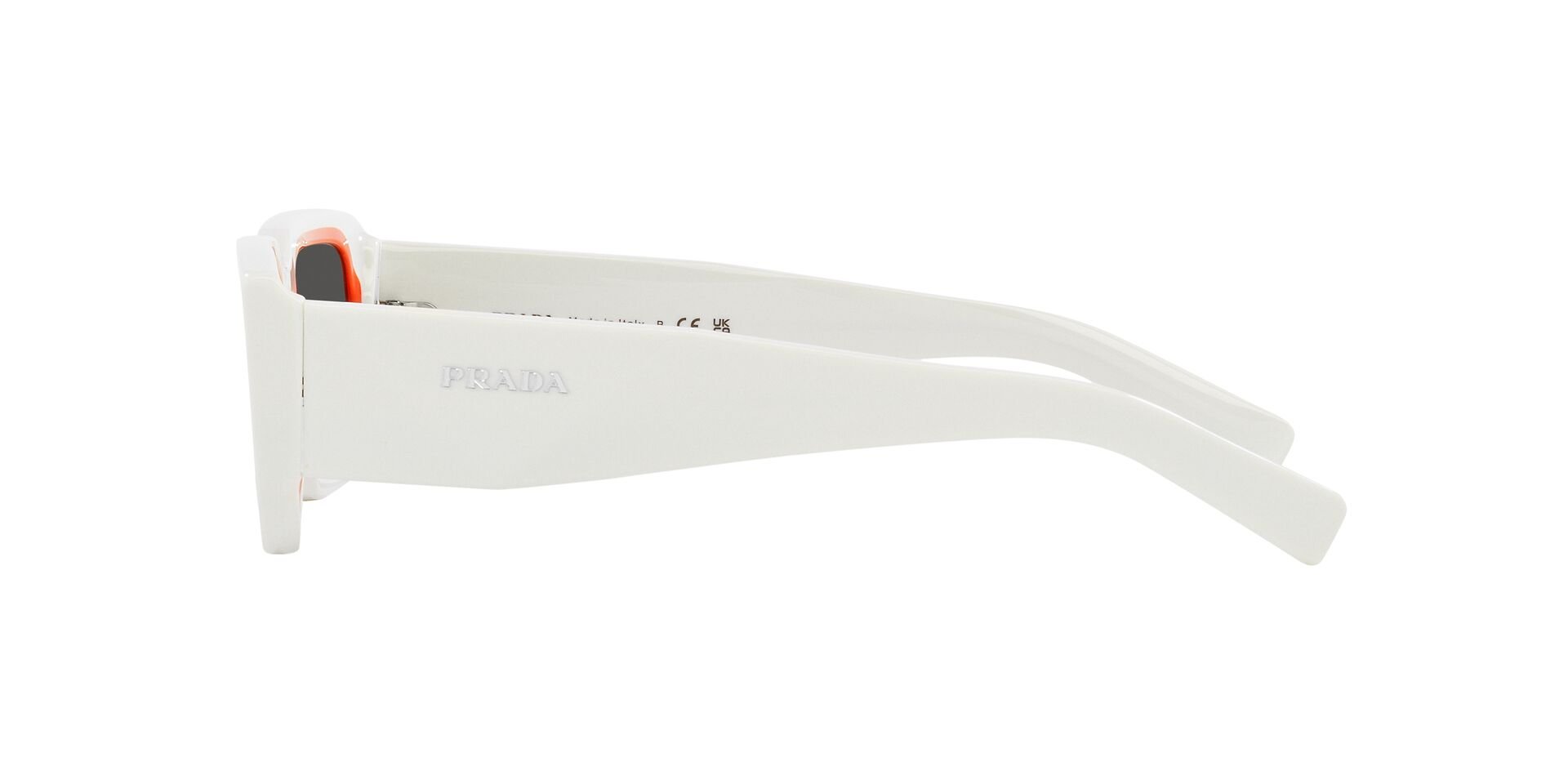 PRADA-06YS/S 17M5S0 TALC/ORANGE 53*21, Blanco, hi-res image number 2