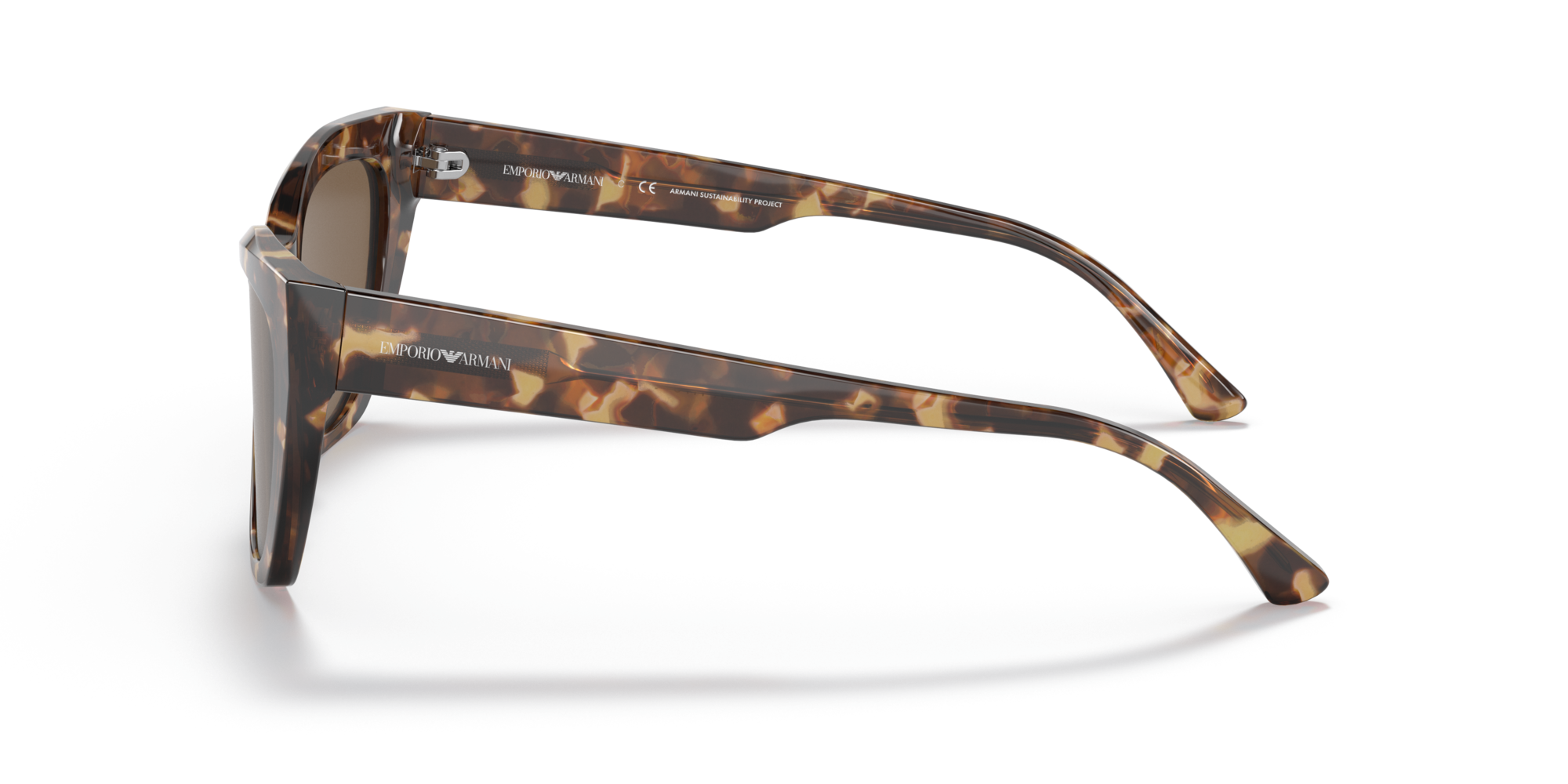 EMPORIO-4176/S 502573 SHINY BROWN HAVANA(BROWN 54*18, Havana | Marrón, hi-res image number 2