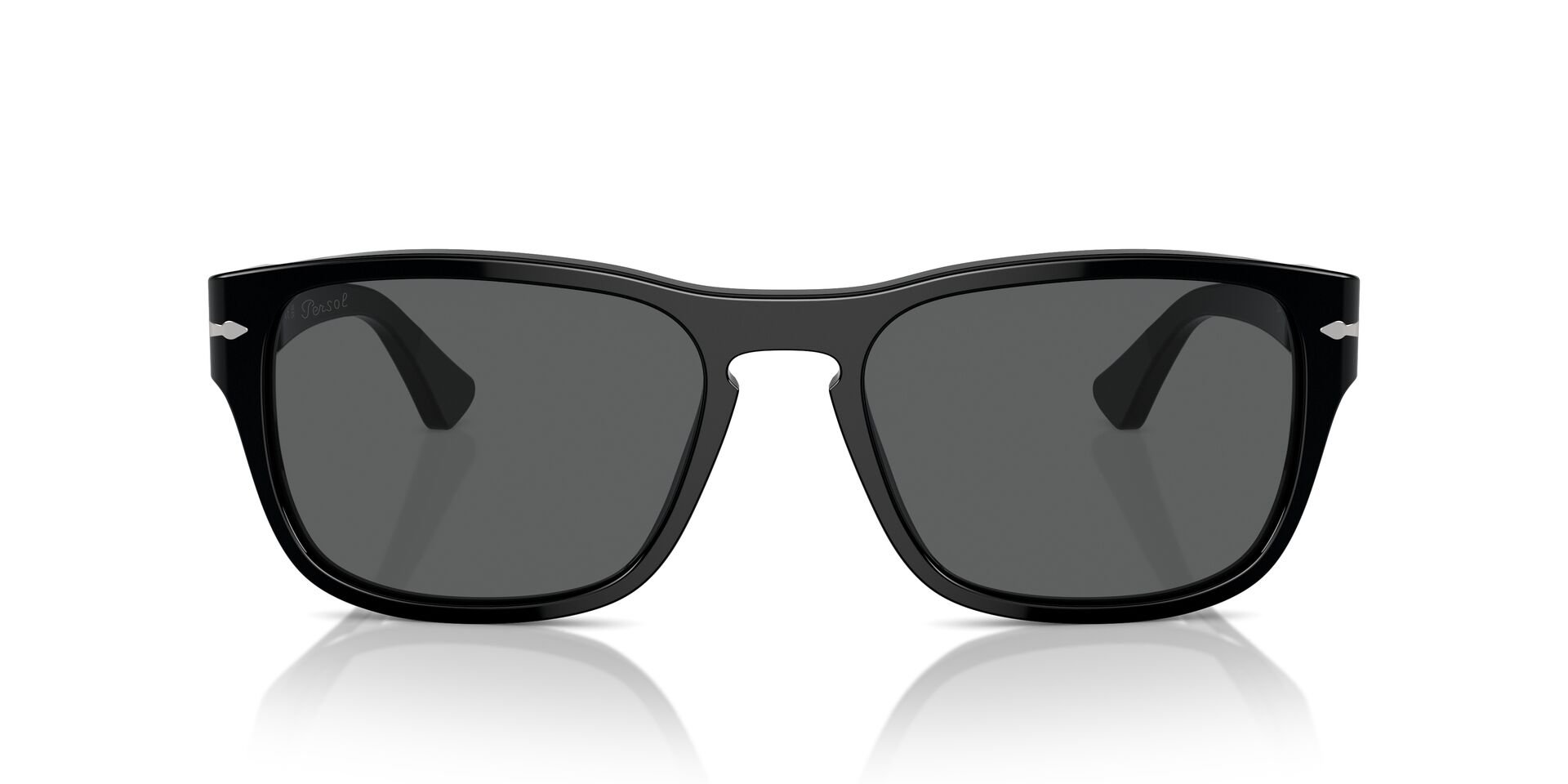 PERSOL-3341S/S 95/B1 BLACK(DARK GREY 55*19, Negro, hi-res image number 1