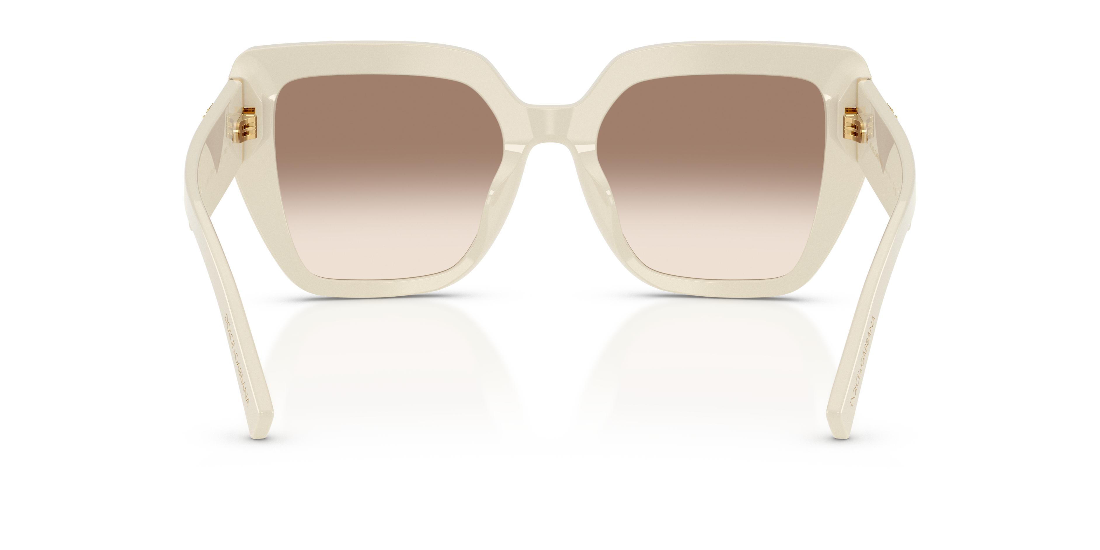 GABBANA-4538/S 331294 CREAM(GRADIENT BROWN MIRROR SILVER 54*20, , hi-res image number 3