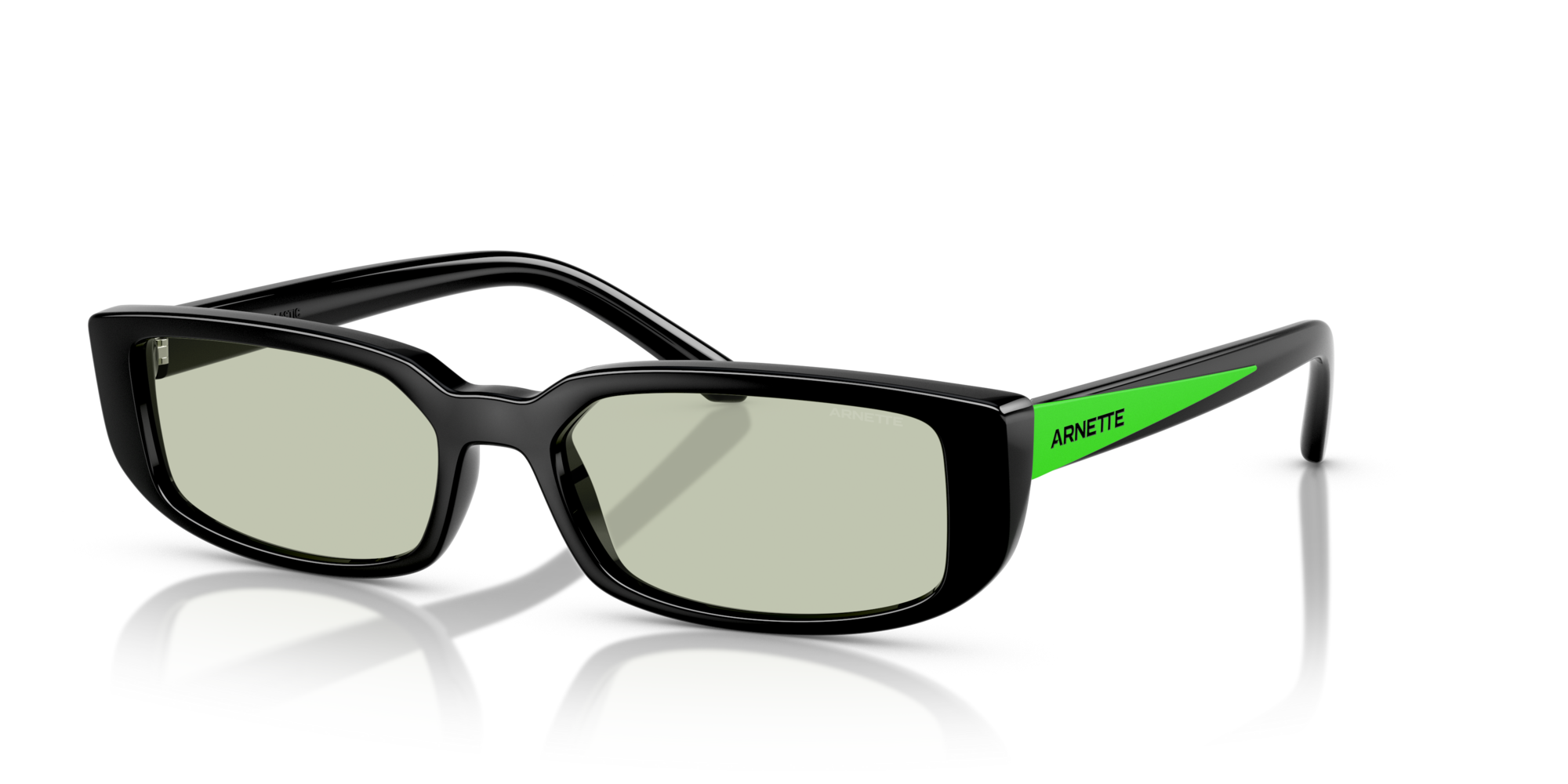 ARNETTE-4348 2753/2 SHINY BLACK(LIGHT GREEN 55*17, , hi-res image number 0