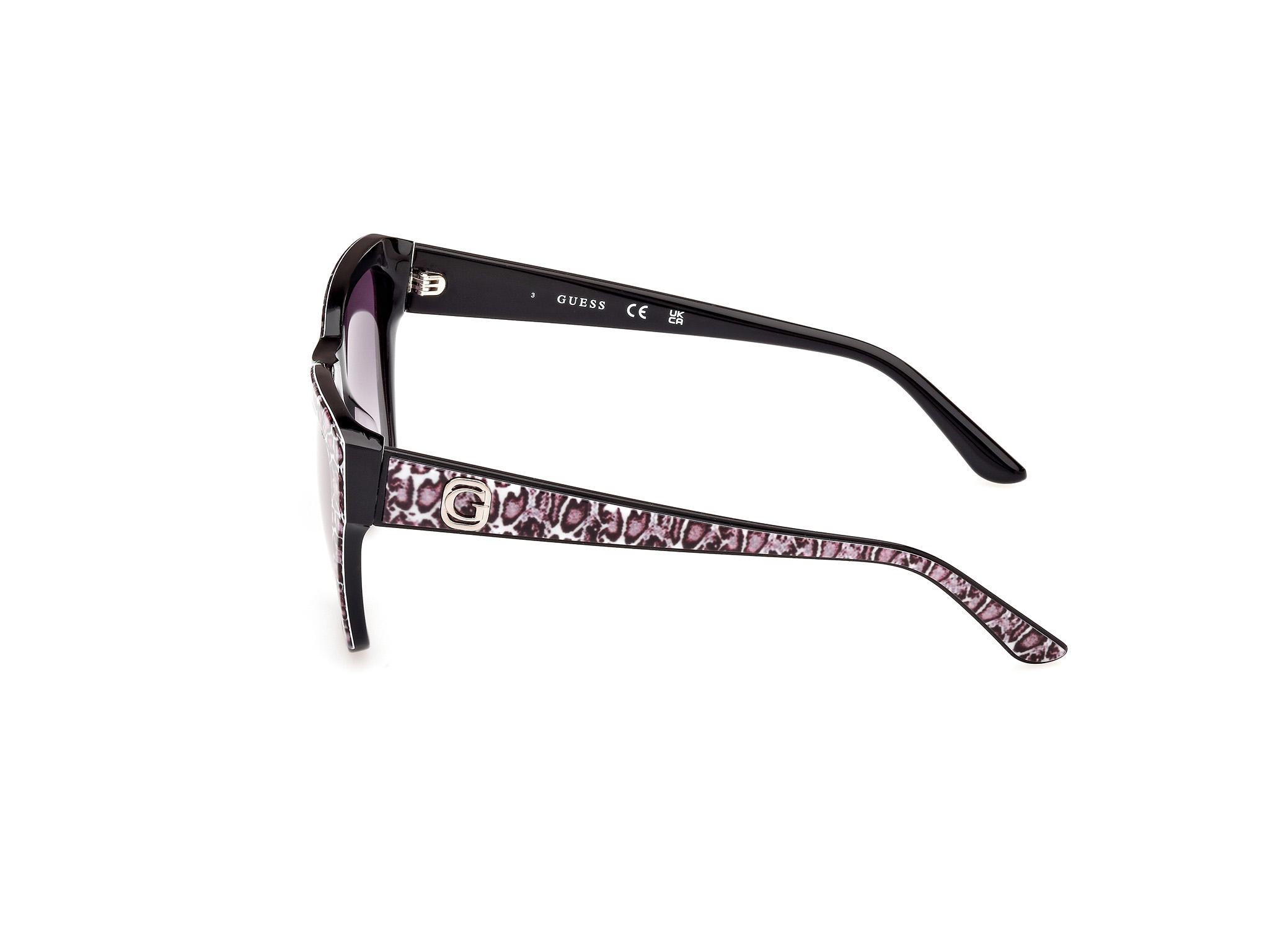 GUESS-00113/S 05B black/other 55*17, Negro | Lila, hi-res image number 2