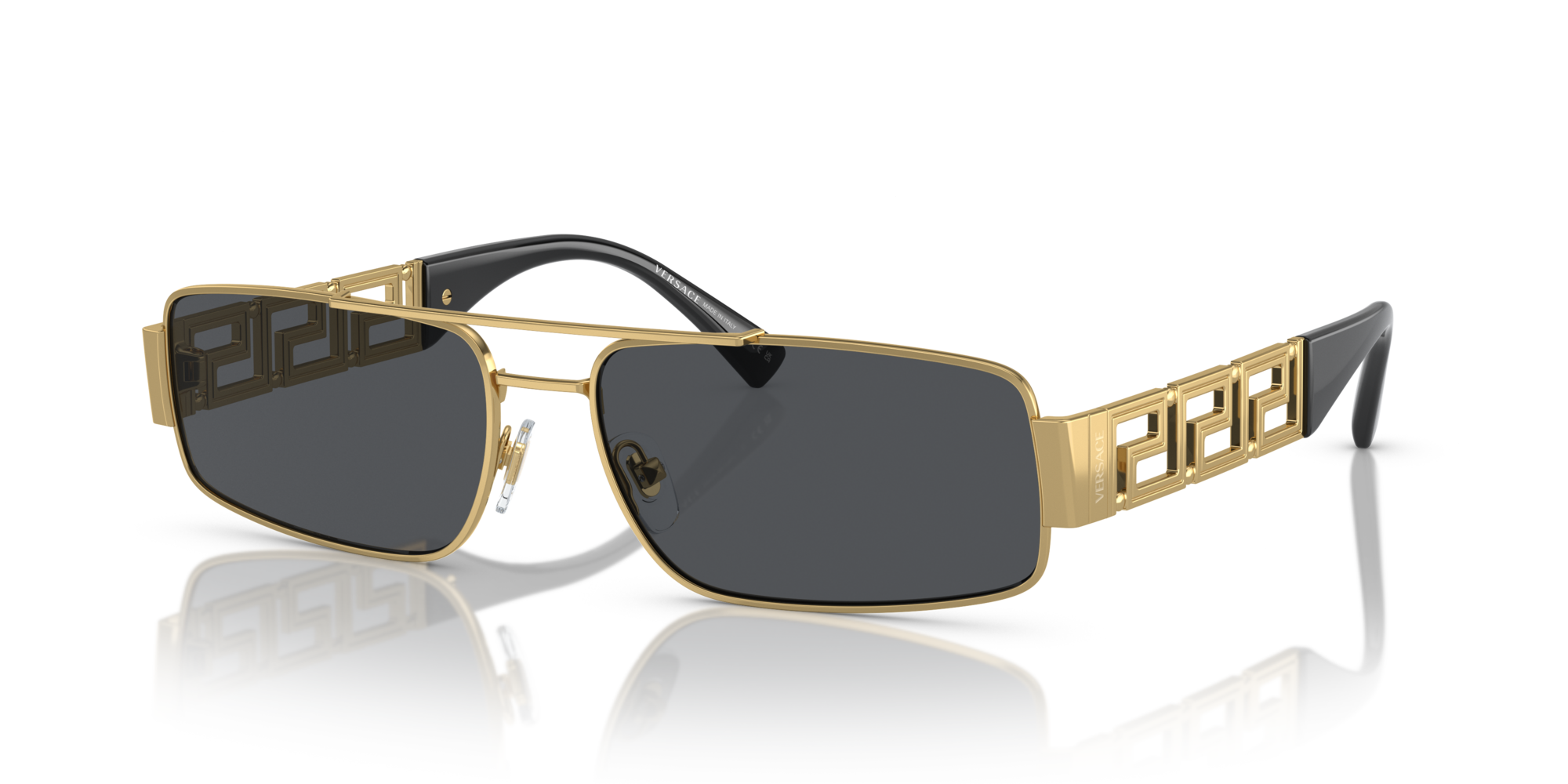 VERSACE-2257/S 100287 GOLD DARK GREY 60*16, , hi-res image number 0