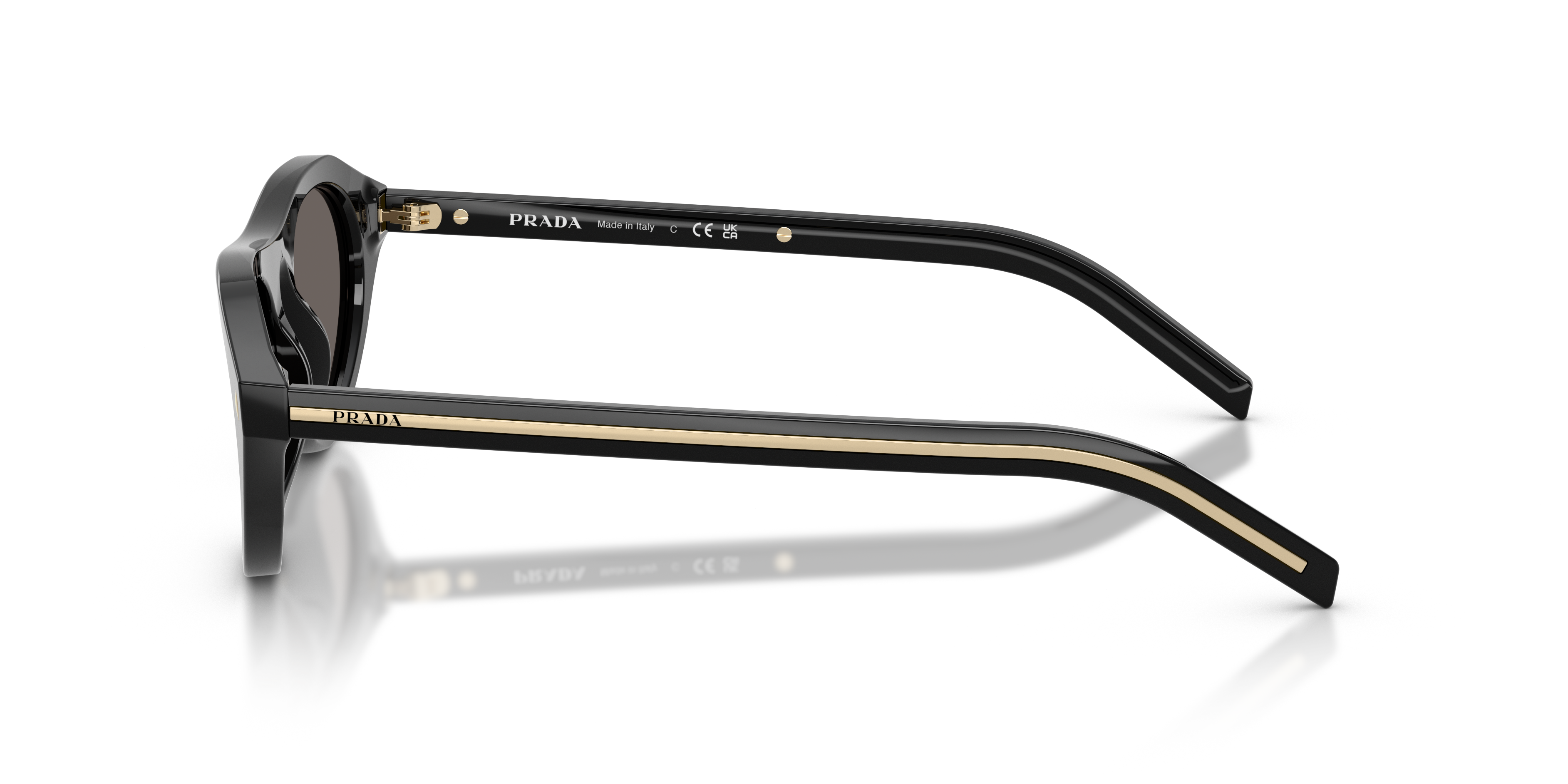 PRADA- B15S/S 16K73151 BLACK (GREY 51*21, Negro, hi-res image number 2