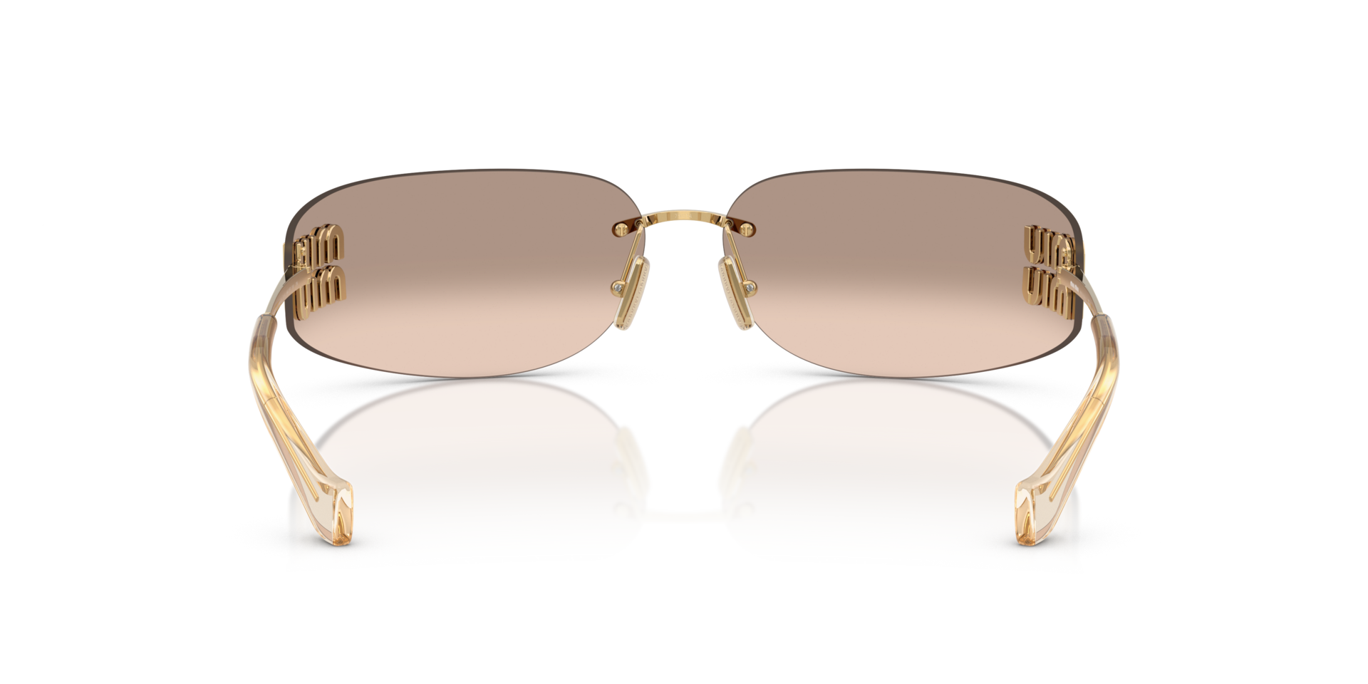 MIUMIU-A51S/S 5AK20P GOLD 75*14, Dorado, hi-res image number 3