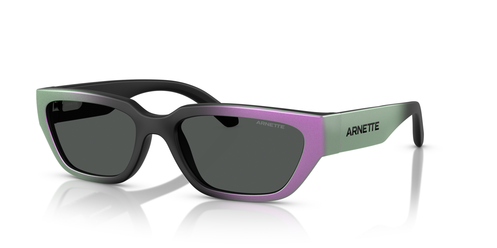 ARNETTE-4350 297687 MATTE BLACK GRADIENT PURPLE(DARK GREY 55*18, , hi-res image number 0